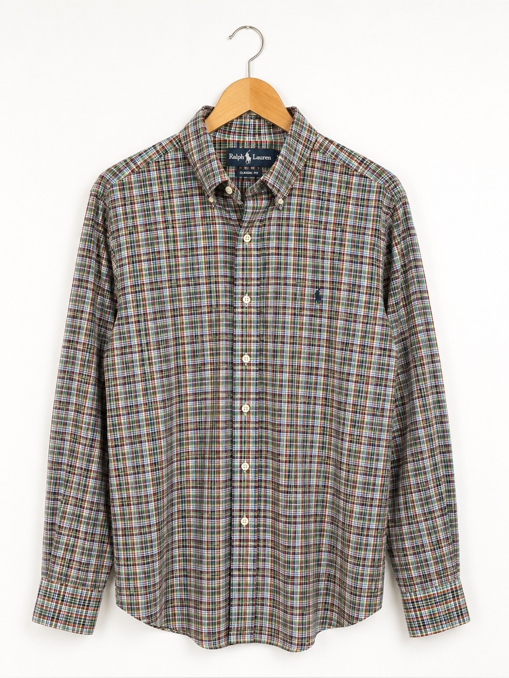 Ralph Lauren Classic Fit Button Down Shirt Men’s XL
Multicolor Plaid Long Sleeve